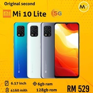 Xiaomi Mi 10 Lite 5G (6+128GB) Original secondhand (FREE COVER &amp; CABLE)