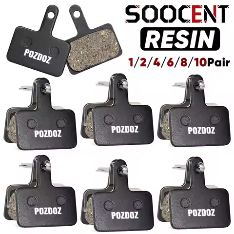 POZDOZ Cycling Brake Pads Resin Disc Brake Pad for SHIMANO B01S B03S B05S MTB Hydraulic Wear-resista