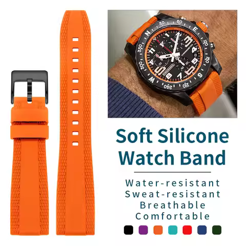 Compatible with Breitling Superocean Automatic 46 Professional Endurance Watch – Soft Comfortable Ru