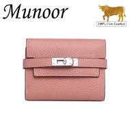 Munoor Cow Leather Wallet for Women Card Holder Fashion Purse for Women