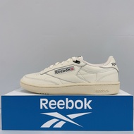 REEBOK CLUB C 85 VINTAGE Men Women Beige Leather Comfortable Classic Sneakers Casual Shoes 100033000