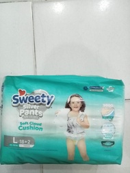 SWEETY SILVER PANTS POPOK L(18+2)