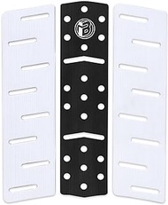 Rokia R 3 Pieces Surfboard Traction Pad EVA Foam Surf Traction Pad with 3M Adhesive Non-Slip Sup Deck Pad Fit for Surf Tail Pad Fish, Surfboards, Skimboard, Longboard, Shortboard