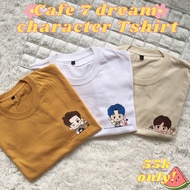 7 DREAM CHARACTER T-Shirt / CAFE 7 DREAM T-Shirt / NCT DREAM T-Shirt / NCT DREAM Cartoon T-Shirt