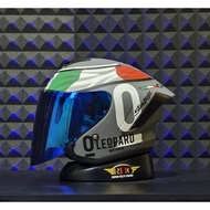 Helmet JS Armor 100% ORIGINAL leopard gray matte motif