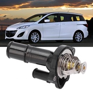 Thermostat Housing Assembly Engine Coolant LF70 15 170 High Performance Replacement for Mazda 3 5 MX