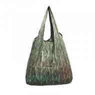 全城熱賣 - [黑綠色長葉子]日式可愛實用摺疊收納環保購物袋,便當袋,買餸袋