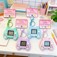 Classic Tetris Game Console Keychain Handle Shape Game Console Decompression Toy Keychain Car Key Pe