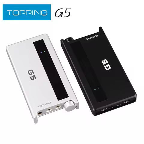 TOPPING G5 Portable ES9068AS DAC&Amp Headphone Amplifier LDAC Hi-res Audio Support up to DSD512 768k