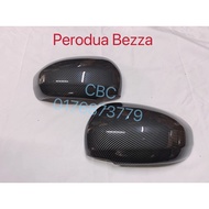 PERODUA BEZZA SIDE MIRROR COVER CARBON FOR NO SIGNAL