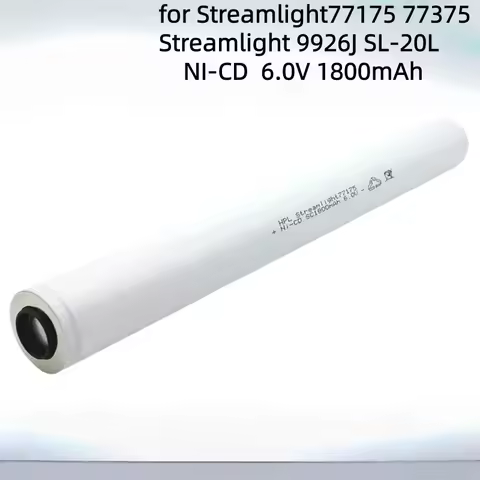 For VI-CD 6V 1800mAh Flashlight Battery Replacement Models 77175/77375: for Streamlight SL-20XP-LED,
