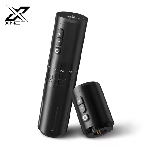 XNET E1 Wireless Tattoo Machine Pen 2.0-4.2 Adjustable Stroke Custom Motor 2000mAh Battery Makeup Mi