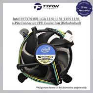 Intel E97378-001 E41759-002 E97379-001 4-Pin Connector CPU Cooler Fan (Refurbished)