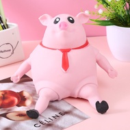 Squishy Squeeze Toy Pink Pig Shape Stress Relief Soft Simulation Red Enhance Learning