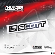 TS Cutting Sticker Sepeda Scott | Stiker Scott | Stiker Sepeda Tahan Air