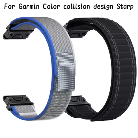 QuickFit 22 26mm new design nylon ultra light strap, suitable for Garmin Fenix 8 E 7X 7 6 6X/Epix Pr