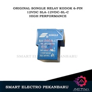 ORIGINAL "SONGLE" RELAY 6-PIN 12V 30A 6-LEG SLA-12VDC-SL-C SONGLE FROG 6PIN 1HP 120 V.AC Original So
