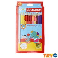 Stabilo Swans 24 Jumbo Coloured Pencils 1879J