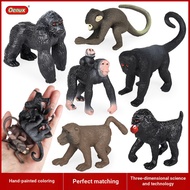 Cross-Border Children's Solid Animal Model Simulation Toy Squirrel Monkey Baboon Gorilla Mountain Ha