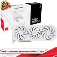 POWERCOLOR Hellhound Spectral White AMD Radeon RX 9070 XT 16GB GDDR6 | VGA Gaming RTX 9070XT