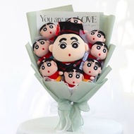 蠟筆小新畢業花束