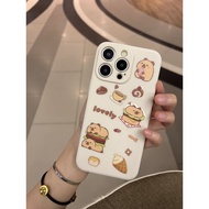 Phone Case For HUAWEI P10 Lite P20 P30 P40 Pro Nova 2i 2 Lite 3 3i 4 5T 7i 7 Se 8 Cartoon Cute Capybara DIY Anti Drop Soft Protective Case