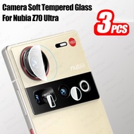 3Set Soft Tempered Glass Camera Protector For ZTE nubia Z70 Ultra 5G Clear HD Phone Lens Film Z60 Ul