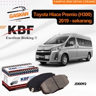 Toyota Hiace Premio (H300) Ceramic Front Brake Pads Right Set Hiace Commuter KBF JS10092 Brake Pads