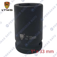 MATA IMPACT SOCKET BIT 1" X 33 MM LTMS IMPACT SOCKET 1 INCH 33MM SHOCK SOCKET