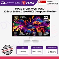 MSI MPG 321URXW QD-OLED 32-inch 3840 x 2160 (UHD) Computer Monitor, 240Hz, Adaptive-Sync, Speaker, 0