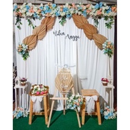 Dekorasi Siraman/ Lamaran/Engagement Simpel Murah/Backdrop Murah