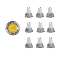 10PCS Lampu Mentol GU 10 Super Terang 85-265V LED Putih Hangat/Semula Jadi/Sejuk 9W 12W 15W GU10 COB
