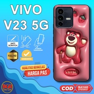Latest Vivo V23 5G Case [CUTE BEAR] Vivo V23 5G Casing Hardcase Softcase Premium Glossy