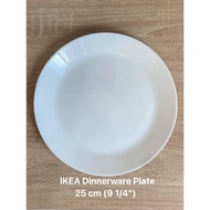Affordable IKEA Dinnerware (Corelle Quality) And Dish/Serving Bowl White Plates