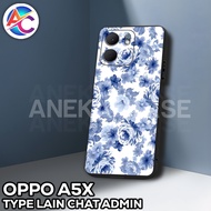 AC47-Case OPPO A5X 2025-FLOWER PICTURE-Latest OPPO A5X Softcase-OPPO A5X Casing-Silicone OPPO A5X