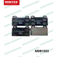 Front brake pad (brake pad) Mercedes Benz Body/8 (W114 W115) Year 1963-1976