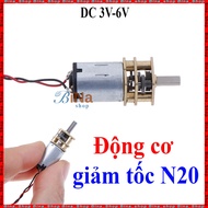 DC gear reduction motor 3V-6V mini gear reduction motor N20