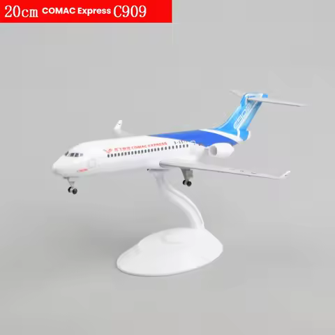 20cm alloy commercial flight fast-line C909 aviation simulation aircraft model passenger aircraft mo