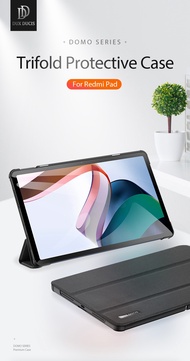 [SG] Xiaomi Redmi Pad 10.61 inch Tablet Cover - Dux Ducis Domo Canvas Shockproof Hybrid Magnetic Smart Case Casing