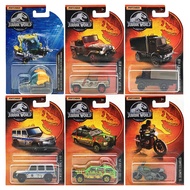 12Matchbox 1:64 Jurassic World Triumph Scrambler Canyon 500 โมเดลรถบรรทุกไดโนเสาร์ ของเล่นสําหรับเด็กผู้ชาย Fmw90