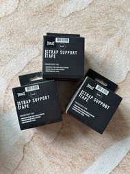全新 英國 Everlast 黑色 運動 專用 膠布 貼布 膠帶 繃帶 Black 馬拉松 渣馬 跑步 籃球 羽毛球 腳裸 腳眼 肌肉貼  Skii Snowboard 潮牌 Camping 牌子 運