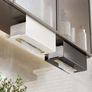 衛生間紙巾盒 洗臉巾收納懸掛置物架 廚房倒掛式紙巾掛架 鏡櫃 倒掛架（快遞送貨上門）