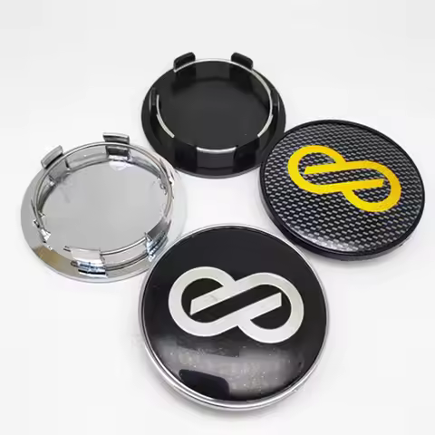 4pcs Enkei 69mm Wheel Center Hub Cap For Audi A3 A4 A5 A6 A7 A8 Q5 R8 S4 S5 S6 TT Car Styling Rims C