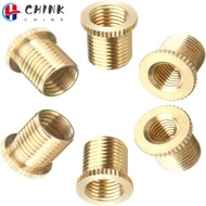 CHINK 6 Pcs Universal Thread Gear Shifter Knob Screw, Brass Gold M8X1.25/M10 X1.25/M10X1.5, Function