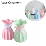 Nordic Vase Creative Simplicity Simulation Vase Living Room Simplicity Style Wave Bottle Mouth