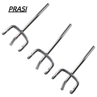 PRASI Pegboard Hooks, Silver Display Hooks, Retail Shop Peg