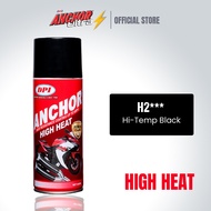 DPI Anchor High Heat Black Hi-Temp Spray Ekzos/ Enjin Aerosol Spray Paint 400ml Tahan Panas Sehingga
