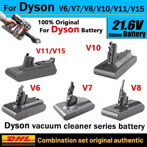 New Vacuum Cleaner Rechargeable Battery for Dyson V6 V7 V8 V10 V11(V15) Series SV07 SV09 DC58 Absolu