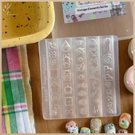 ONEHOME c3D Silicone Nail Art Mold with Multiple Patterns Nonstick for DIY Nail Making Tools TH