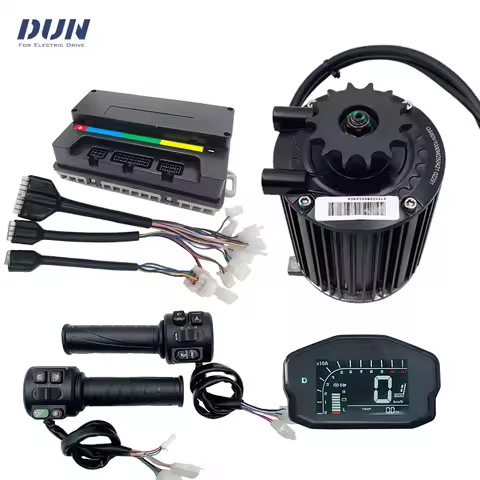 QS90 1000W Mid Drive Motor Kits with Sprocket or Belt with Votol EM50S Controller EM50 DKD YXT Displ